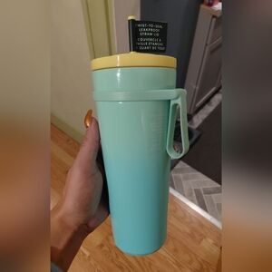 Starbucks Ombre Blue Green Tumbler 24oz